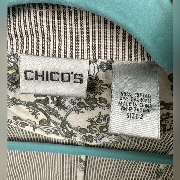 Chicos cotton jacket, chicos size 2, excellent condition - Picture 8 of 12